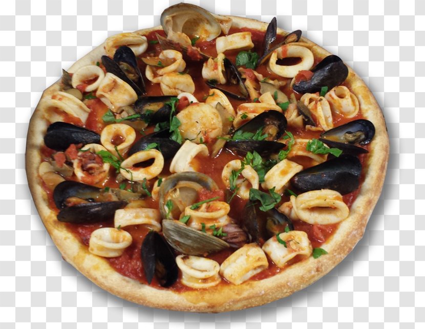 Sicilian Pizza Italian Cuisine Seafood European - California Style - Pasta Restaurant Transparent PNG