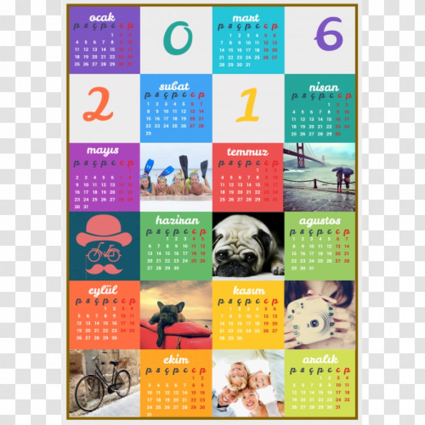 Calendar Wall Poster Time Painting - Logo - Kartvizit Transparent PNG