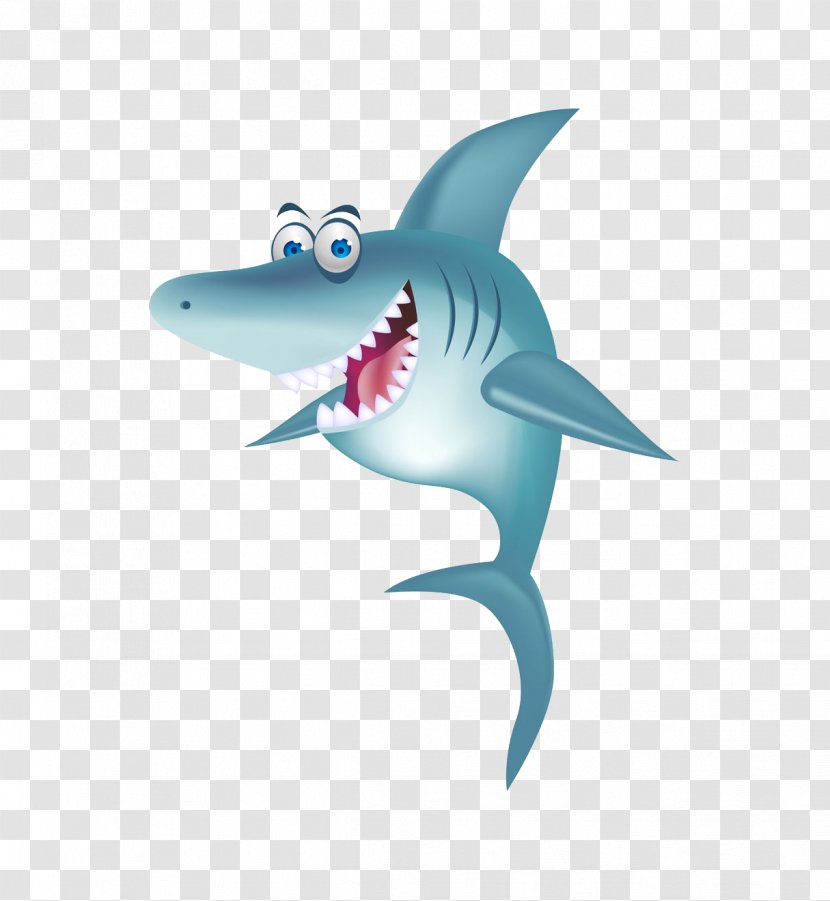 Shark Cartoon Cuteness - Organism Transparent PNG