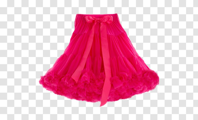 Skirt Ruffle Pink Petticoat - Day Dress Transparent PNG