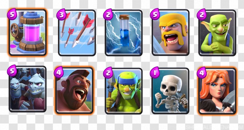Clash Royale Of Clans Playing Card Video Game - Gadget Transparent PNG