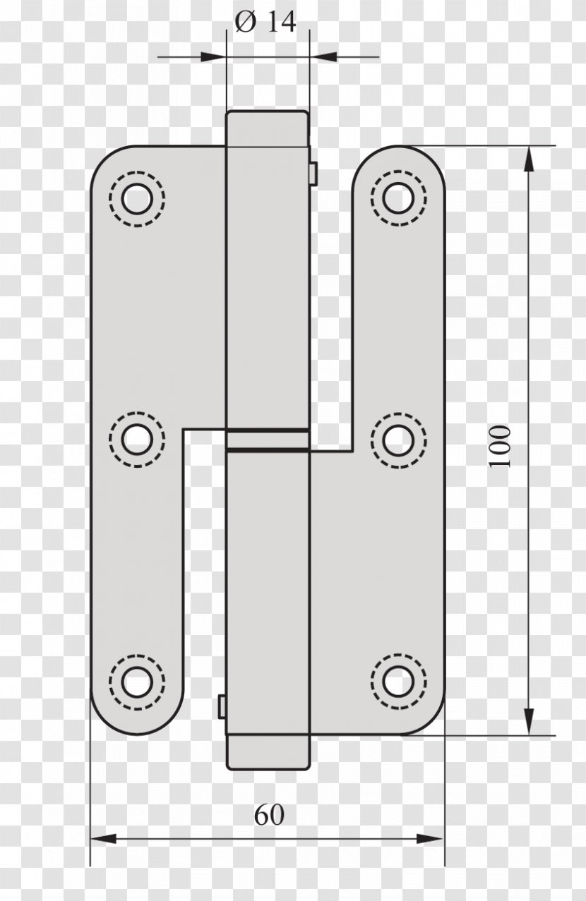 Door Handle Lock Technical Drawing Spring Transparent PNG
