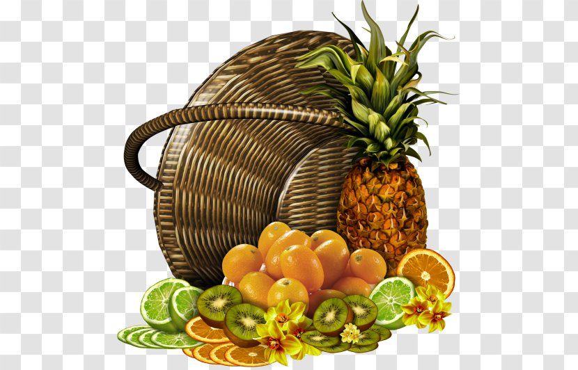 Pineapple Fruit Drawing Basket Image - Vegetarian Cuisine Transparent PNG