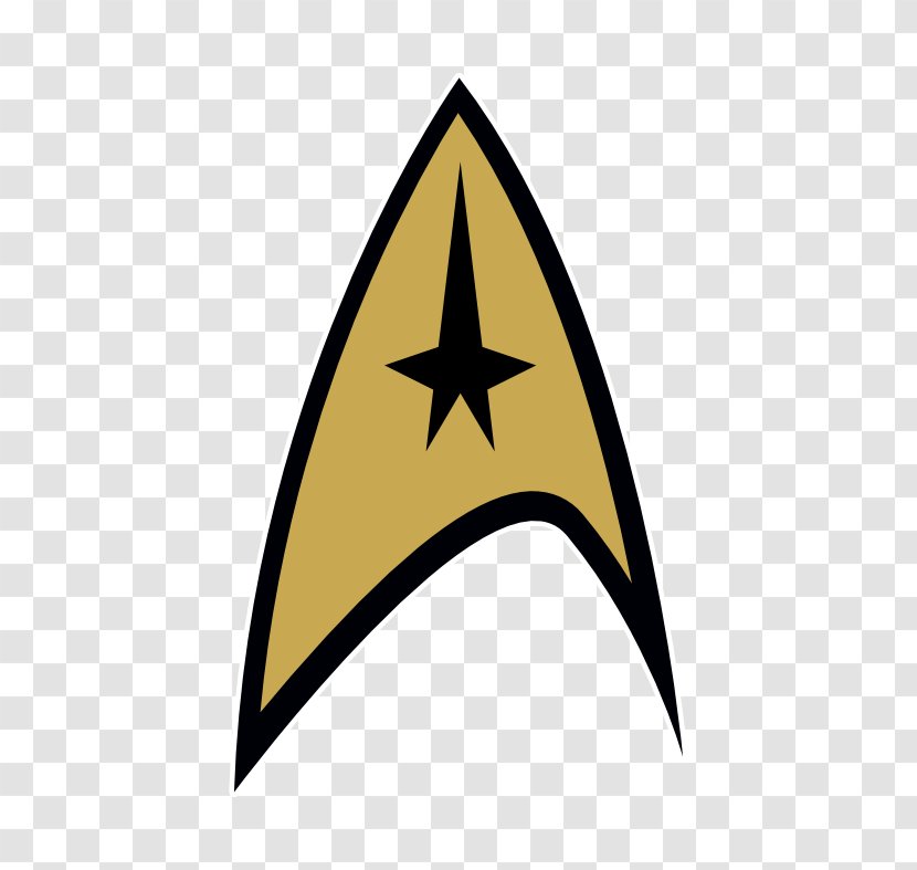 Star Trek Insegna Badge Starfleet Symbol - Communicator - Cool Cliparts Transparent PNG