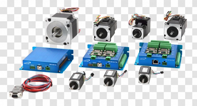 Electronic Component Stepper Motor Electronics Controller Electric - Electrical Engineering Transparent PNG