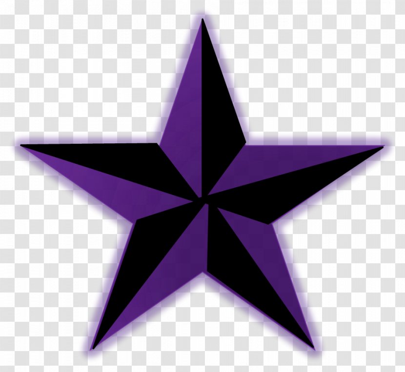 Northern California Nautical Star Tattoo Symbol - P Transparent PNG