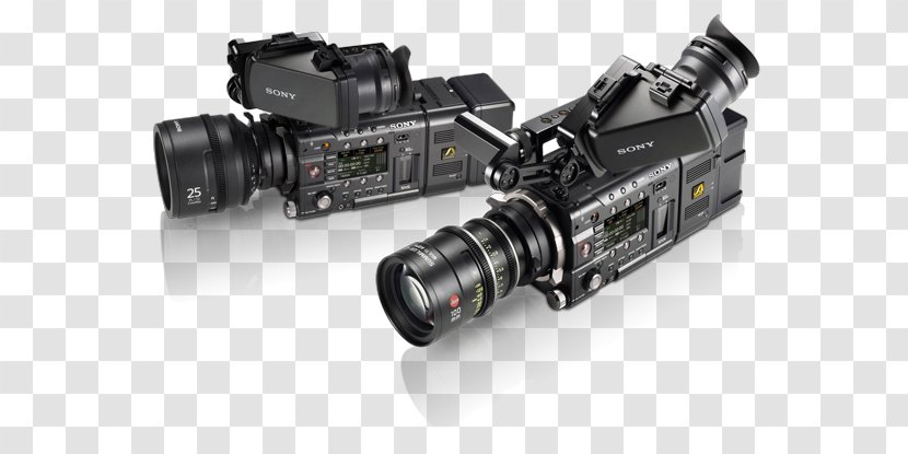 Sony CineAlta PMW-F55 4K Resolution Corporation Camera - Movie - Color Correct Settings Transparent PNG