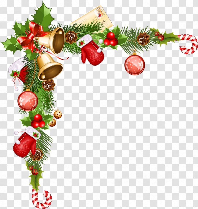 Christmas Ornament Decoration Clip Art - Garland Transparent PNG
