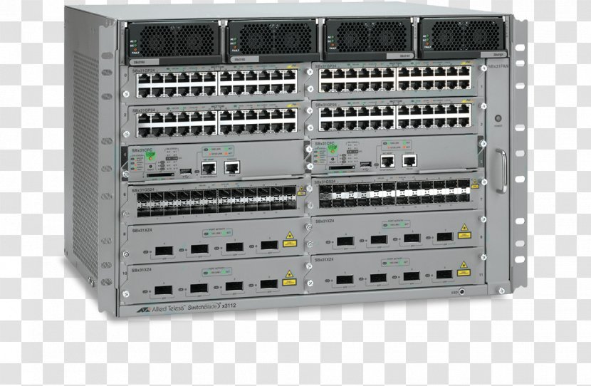 Network Switch Computer Allied Telesis SwitchBlade AT SBx3112 - Internet - Sfp Transparent PNG