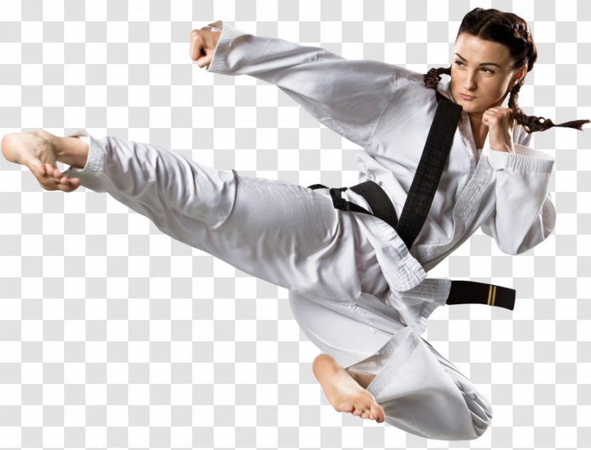 Martial Arts Taekwondo Karate Judo Kick - Black Belt Transparent PNG