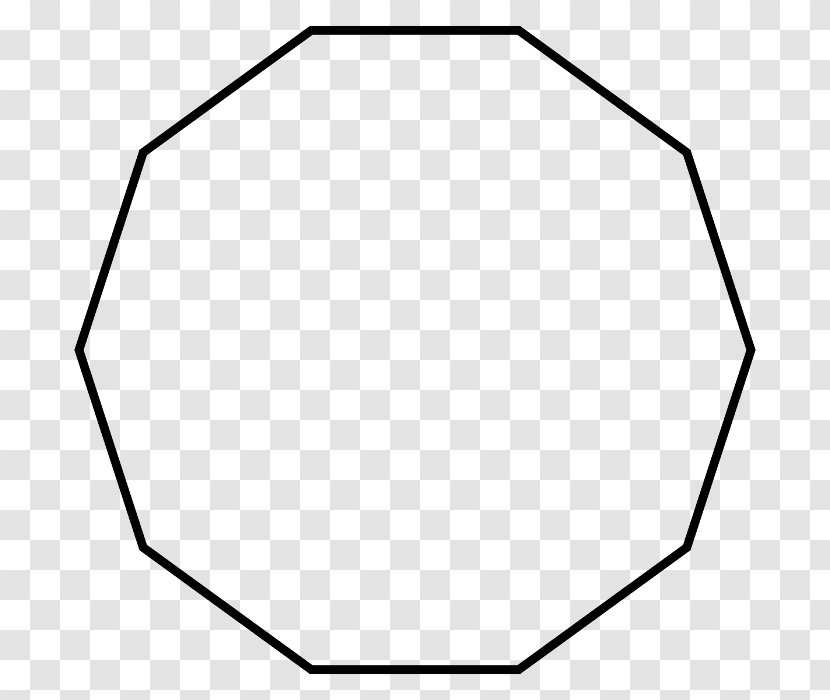 Hendecagon Regular Polygon Geometry - Wikipedia - Angle Transparent PNG