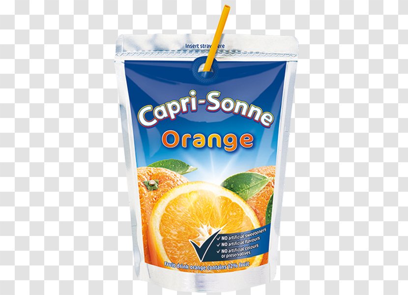 Juice Capri Sun Fizzy Drinks Transparent PNG