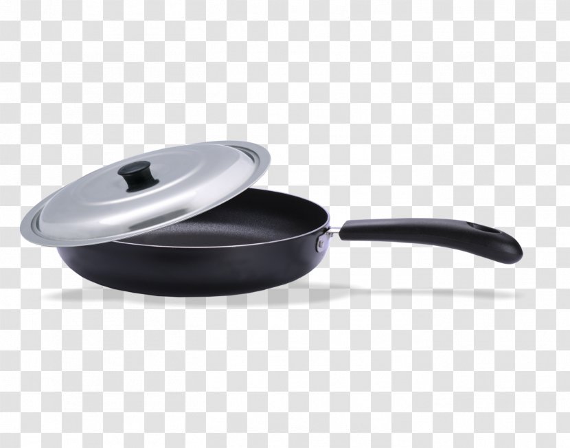 Frying Pan Cookware Non-stick Surface Griddle Grill - Lid Transparent PNG