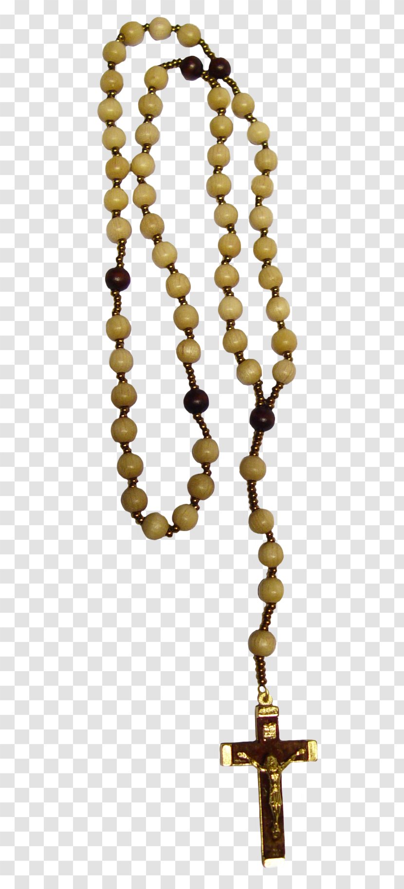 Rosary Necklace Bead Body Jewellery - Religious Item Transparent PNG