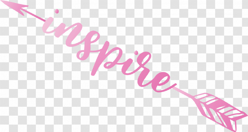 Inspire Arrow Arrow With Inspire Cute Arrow With Word Transparent PNG