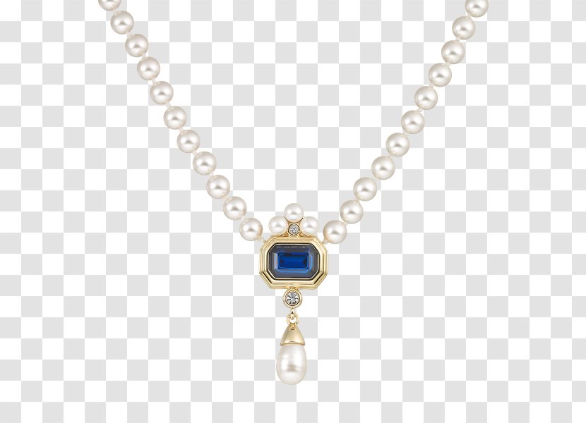 Locket Necklace Body Jewellery Sapphire Transparent PNG