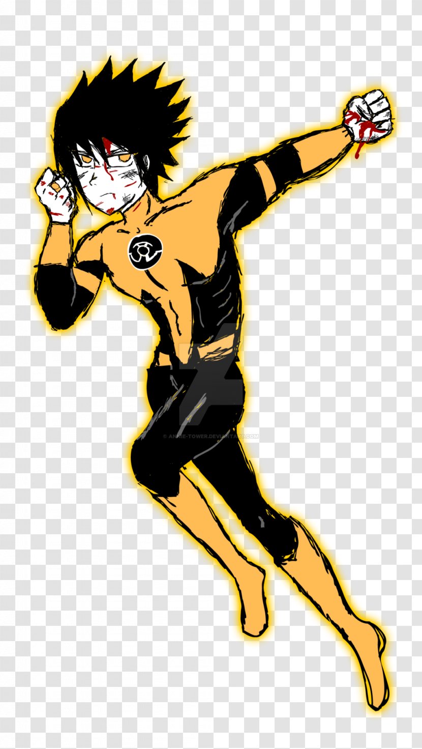 Sinestro Sasuke Uchiha Green Lantern Corps Madara - Yellow Transparent PNG