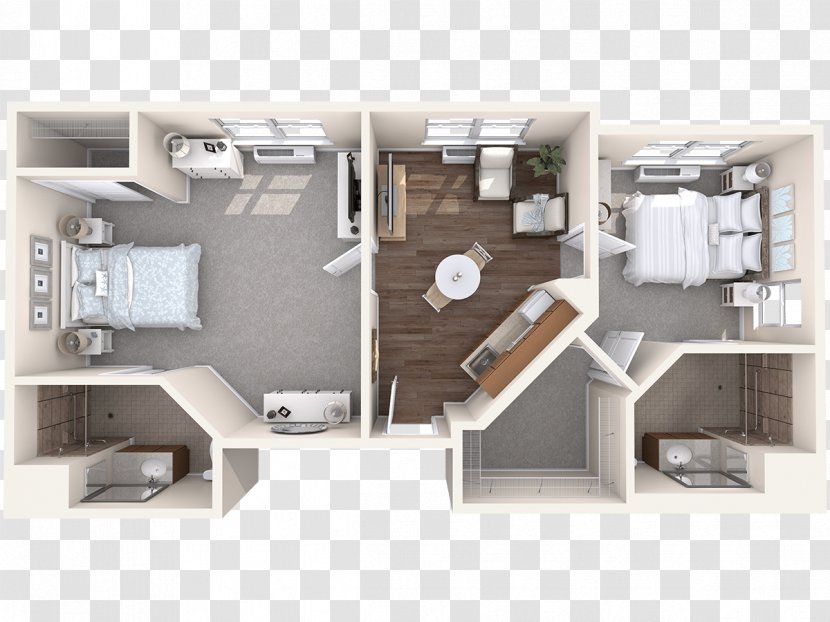 Bed Bath & Beyond Floor Plan Apartment Assisted Living Home - Studio - Building Transparent PNG