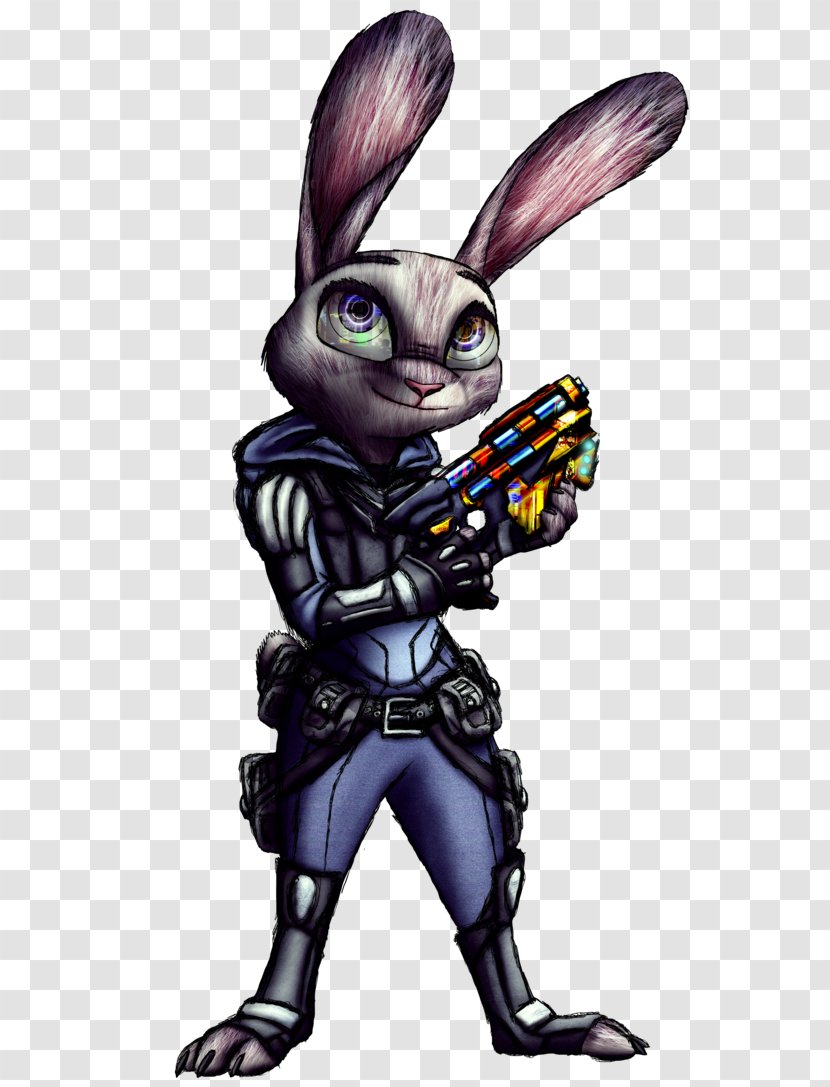 Lt. Judy Hopps Rabbit Nick Wilde Cyberpunk - Tree Transparent PNG