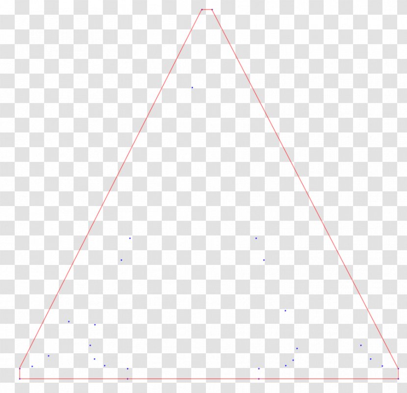 Triangle Point Font - Symmetry Transparent PNG