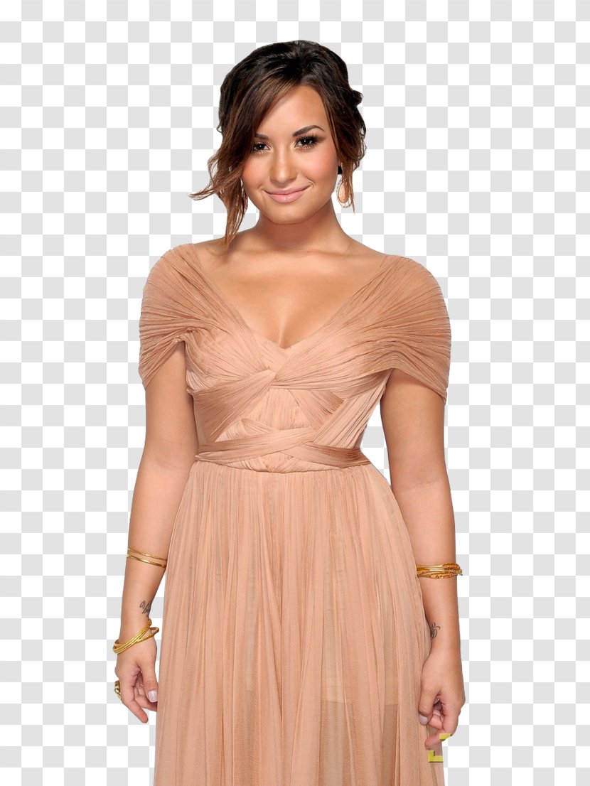 Demi Lovato 12th ALMA Awards Dress Gown Fashion - Silhouette - Red Carpet Transparent PNG