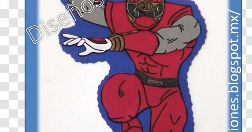 Animated Cartoon Superhero Fiction Muscle - Power Ranger Rojo Transparent PNG