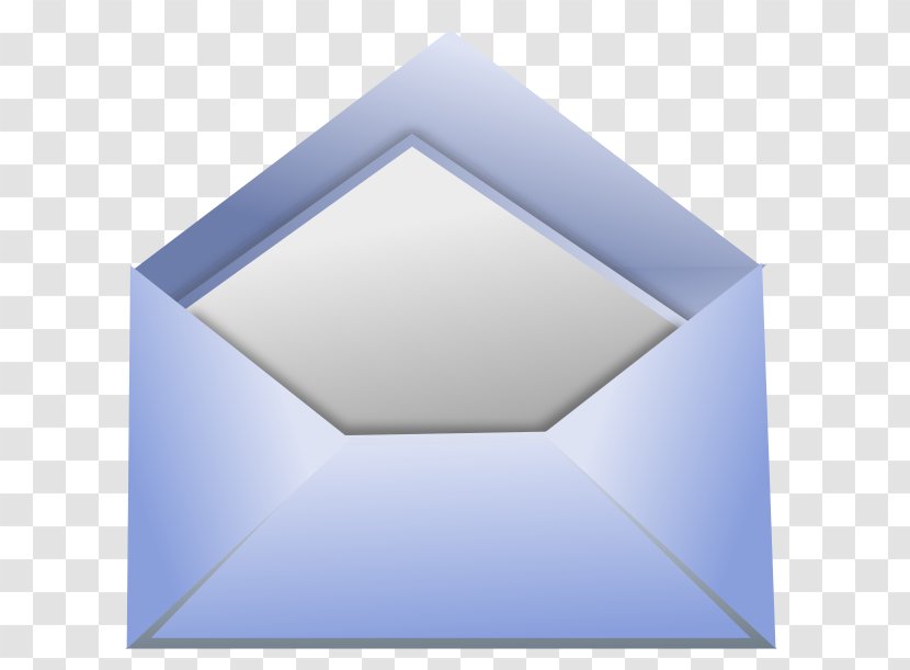 Envelope Airmail Clip Art - Blue Transparent PNG