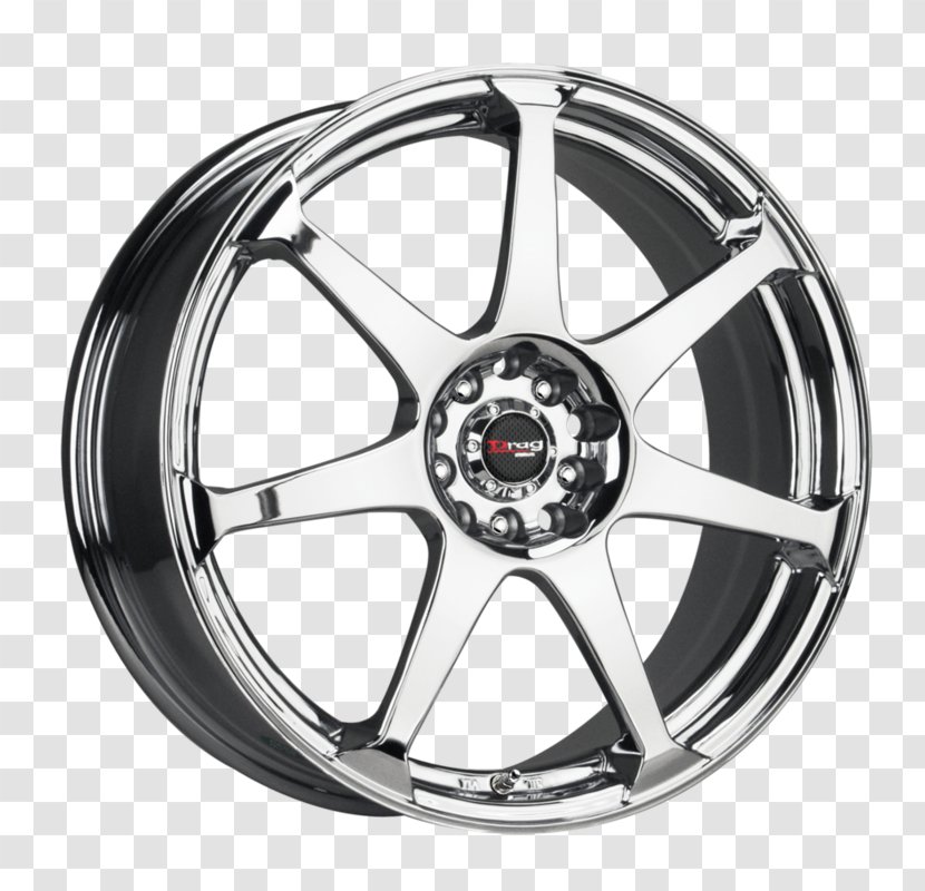 Alloy Wheel Rim Spoke Tire - Silver Transparent PNG