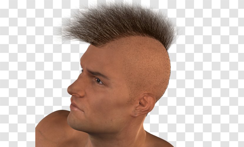 Mohawk Hairstyle Hair Coloring Military Transparent PNG