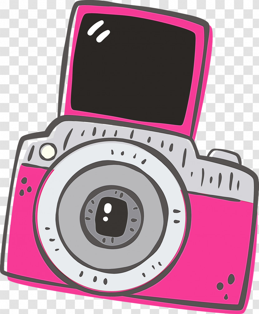 Digital Camera Pattern Pink M Font Camera Transparent PNG