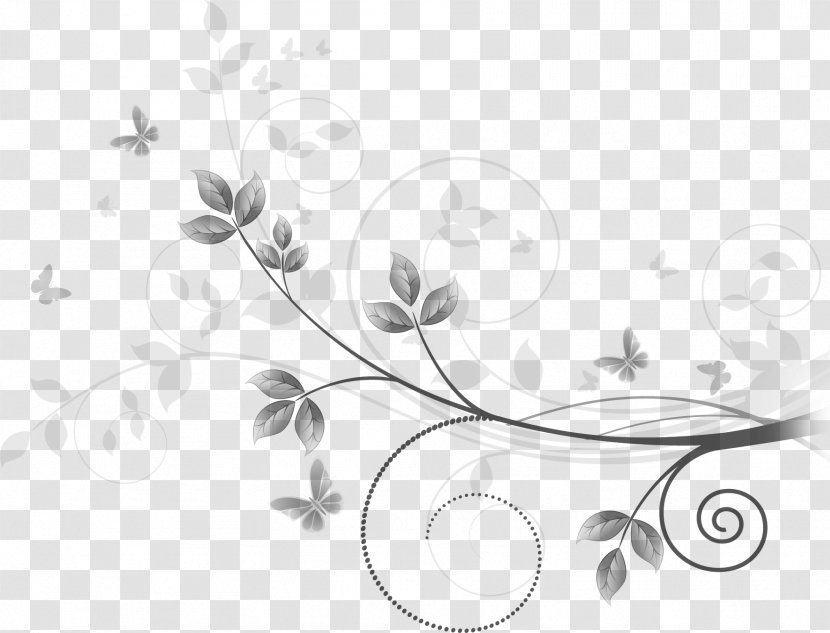 Drawing Clip Art Line Floral Ornament - Invertebrate - Brush Vektor Transparent PNG