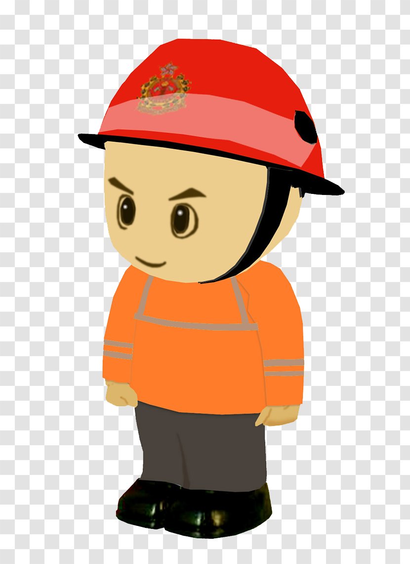 Firefighter Firefighting Emergency Medical Technician Ambulance - Fictional Character - Fireman With Helmet Transparent PNG