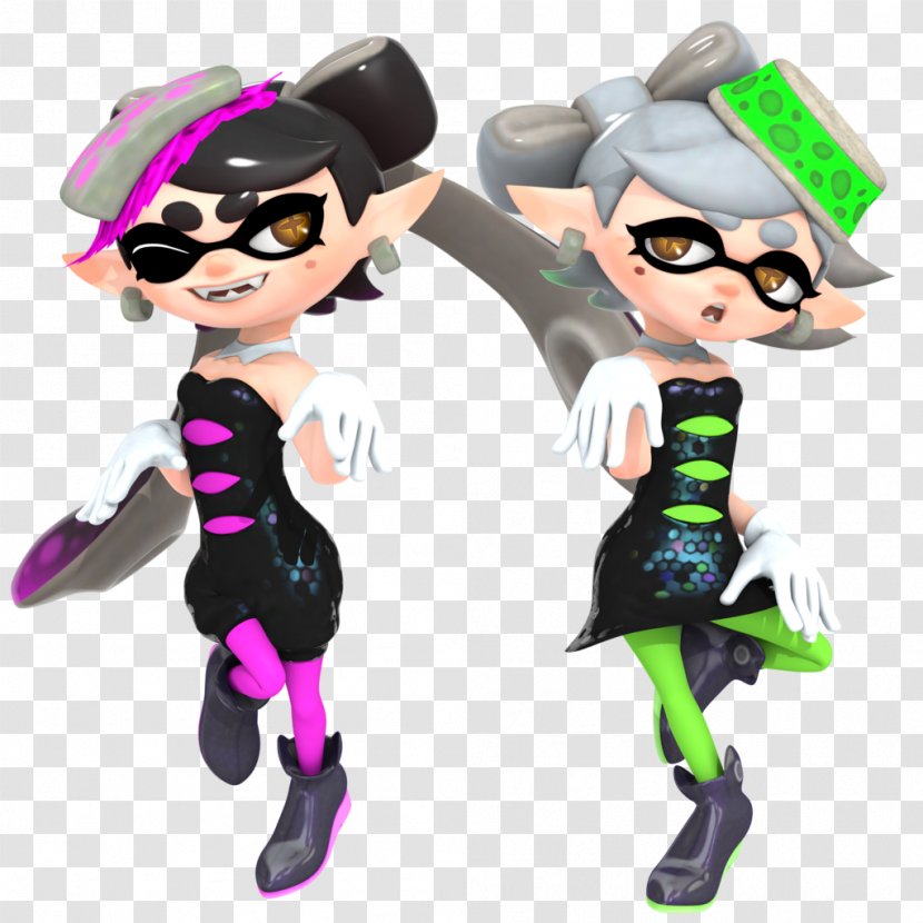 Splatoon 2 Squid Art - Heart Transparent PNG