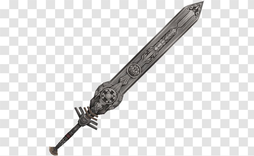 Final Fantasy XII Sword Weapon The Elder Scrolls V: Skyrim Knife Transparent PNG