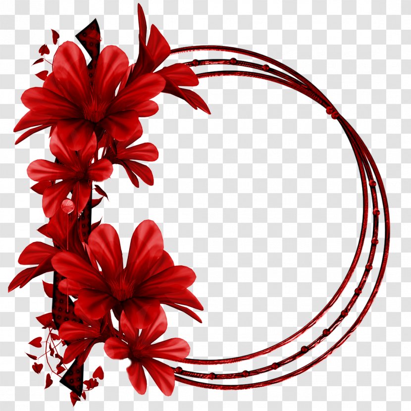 Red Flower - Flora - Ring Transparent PNG