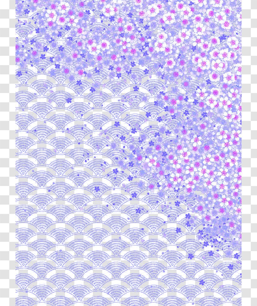 Motif Flower Pattern - Scale Transparent PNG