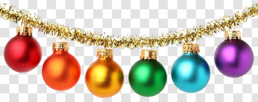 Christmas Decoration Ornament Tree Clip Art - Chain - Baubles Transparent Image Transparent PNG