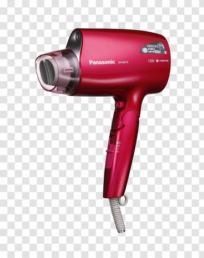 Hair Dryer Comb Negative Air Ionization Therapy Panasonic - Hairstyle - Hot And Cold Wind Transparent PNG