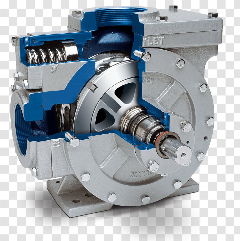 Rotary Vane Pump Hydraulic Hydraulics Turbine - Cycloid Transparent PNG