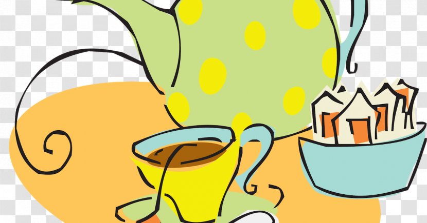 Clip Art Teacup Teapot Drawing - Organism - Tea Transparent PNG