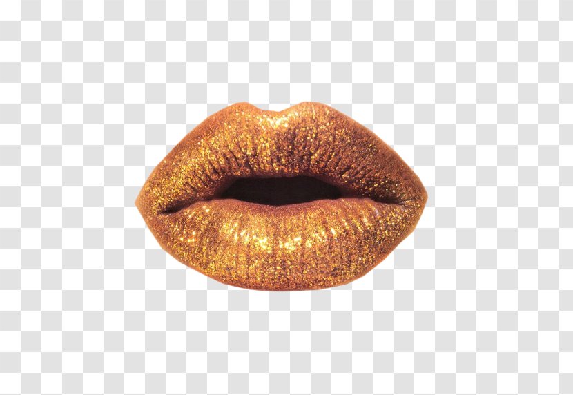 Lip PhotoScape Icon - Cartoon - Orange Lips Transparent PNG