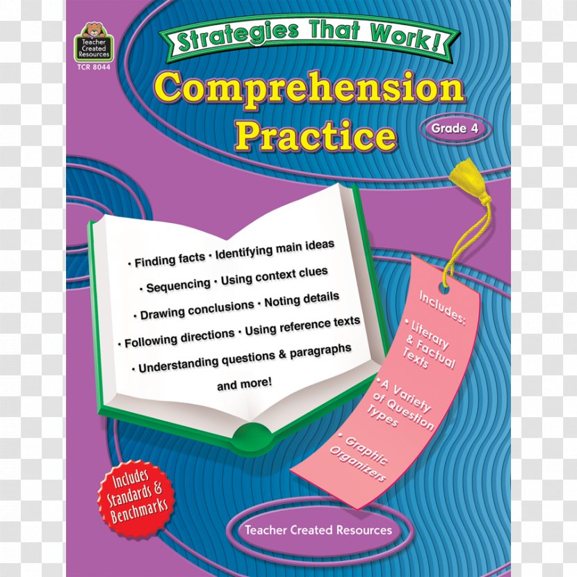Comprehension Practice, Grade 4 Book Homework Reading Recreation - Faq Transparent PNG