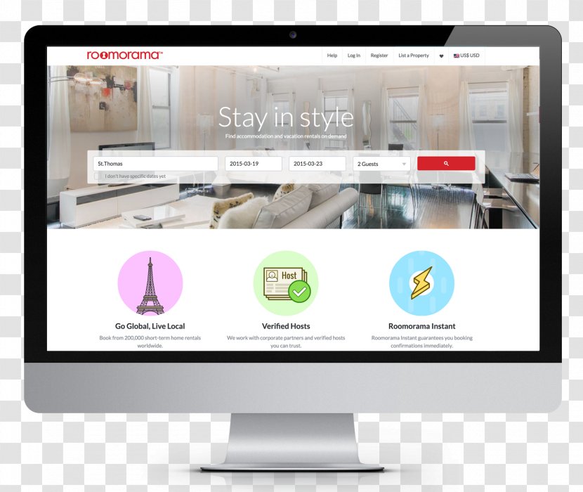 Web Development Design Rhoads Creative, Inc - Home Rent Website Transparent PNG