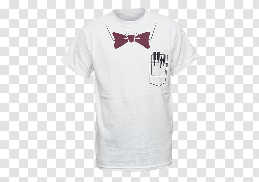 T-shirt Collar Neck Sleeve - White - T Shirt Nerd Transparent PNG