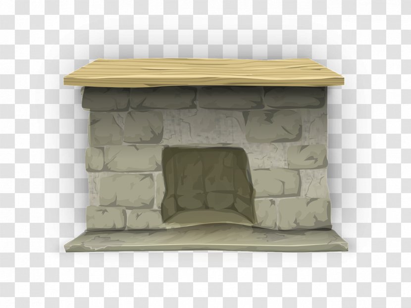 Fireplace Mantel Masonry Oven Clip Art - Room - PLACES Transparent PNG