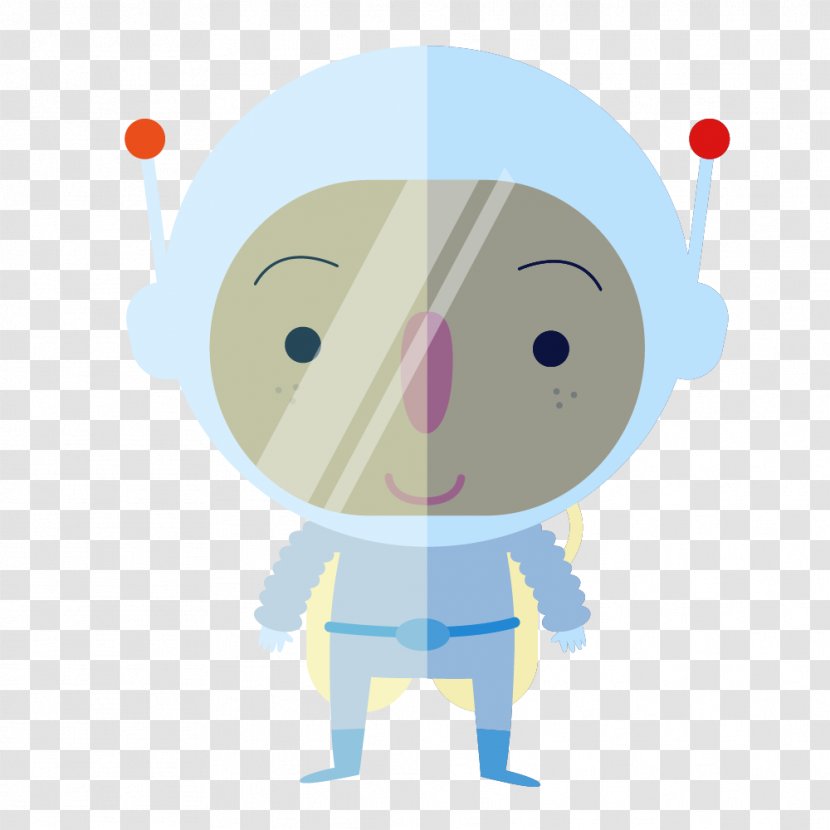 Outer Space Astronaut Cartoon - Tree - Characters Transparent PNG