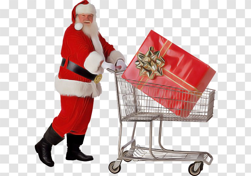 Santa Claus - Cart - Vehicle Transparent PNG