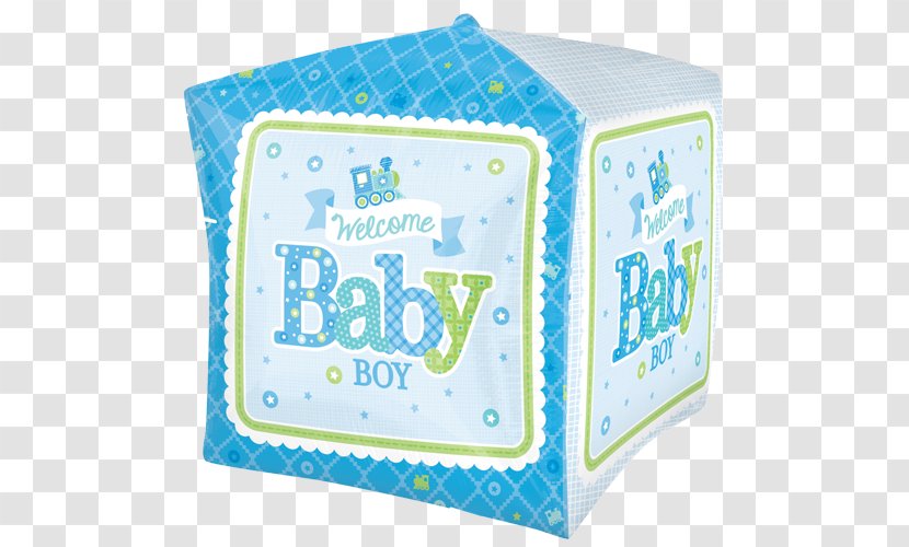 Balloon Infant Boy Baby Shower Party - Frame Transparent PNG
