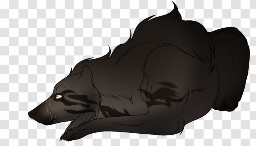 Canidae Bear Dog Snout - Black Transparent PNG