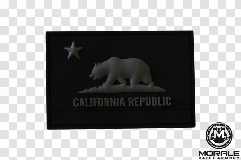California Republic Patch, Flag Of Patch - Elephants And Mammoths Transparent PNG